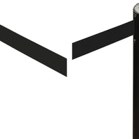 Omcan - Black Steel Crowd Control Stand, Pack of 2 - 30439