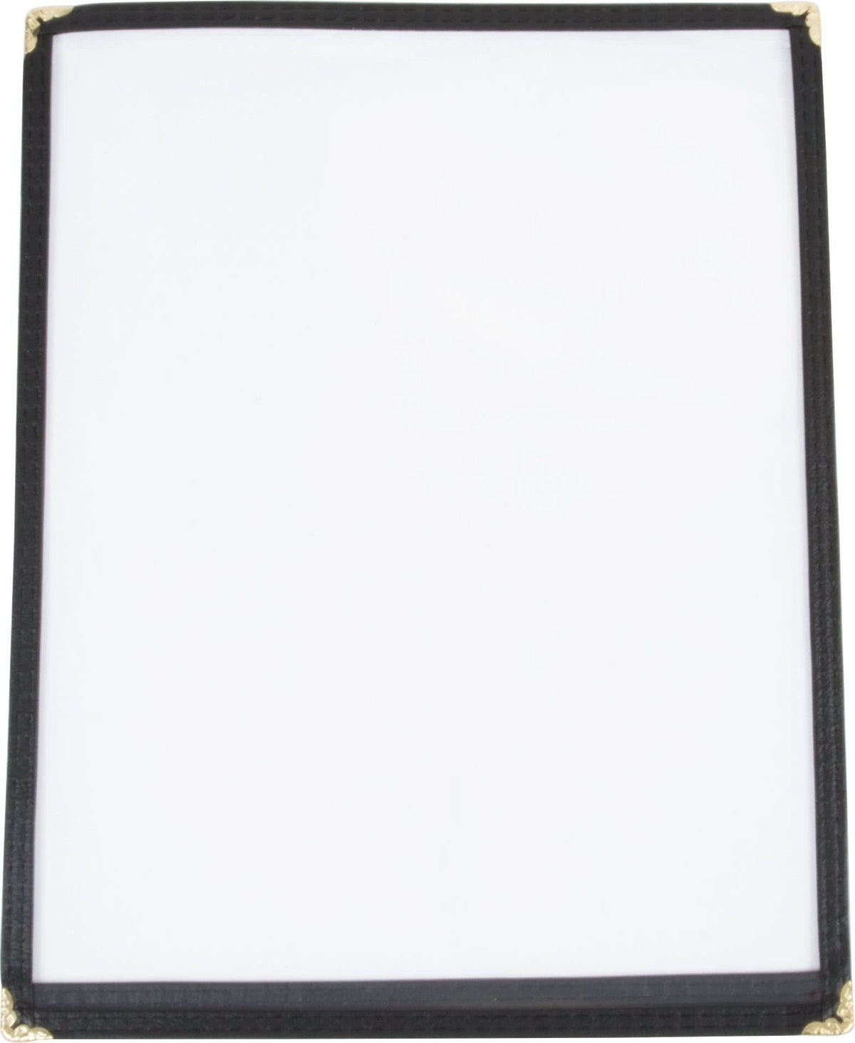 Omcan - Black Three Page Menu Holder, Pack of 20 - 39802