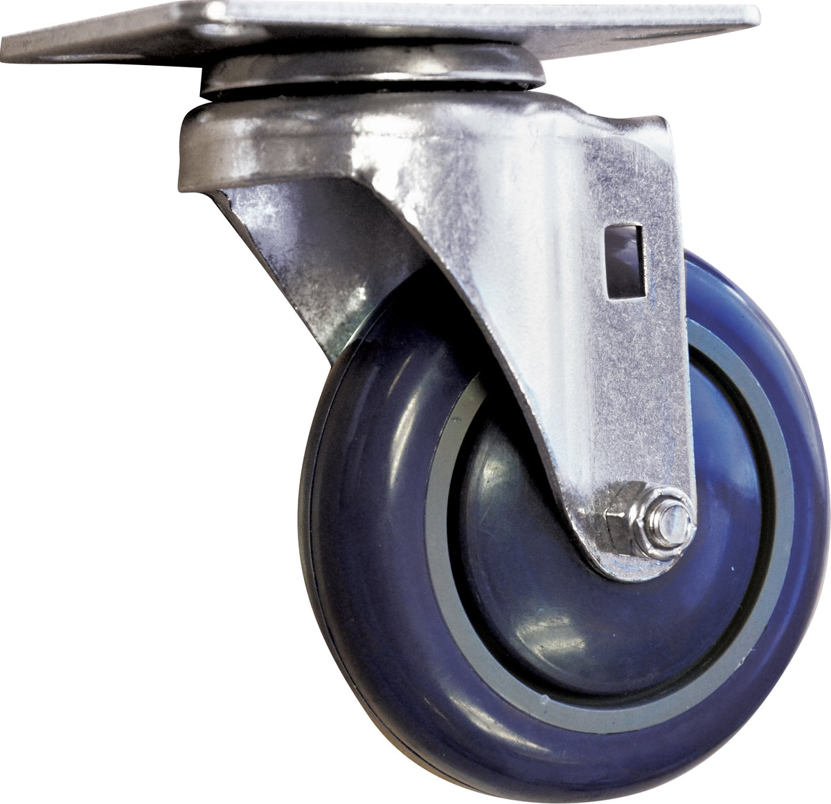 Omcan - Black Utility Cart Caster, Pack of 4 - 13120