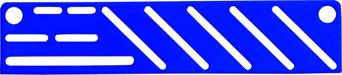 Omcan - Blue Plastic Insert For Small Stainless Steel Knife Rack, Pack of 10 - 12927