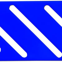 Omcan - Blue Plastic Insert For Small Stainless Steel Knife Rack, Pack of 10 - 12927