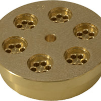 Omcan - Brass Pasta Die #128 Tortiglioni 13 mm For 16643/13236/13440 - 45915