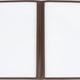 Omcan - Brown Double Fold Menu Holder, 50/cs - 39797