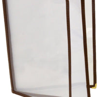 Omcan - Brown Three Page Menu Holder, Pack of 25 - 39805