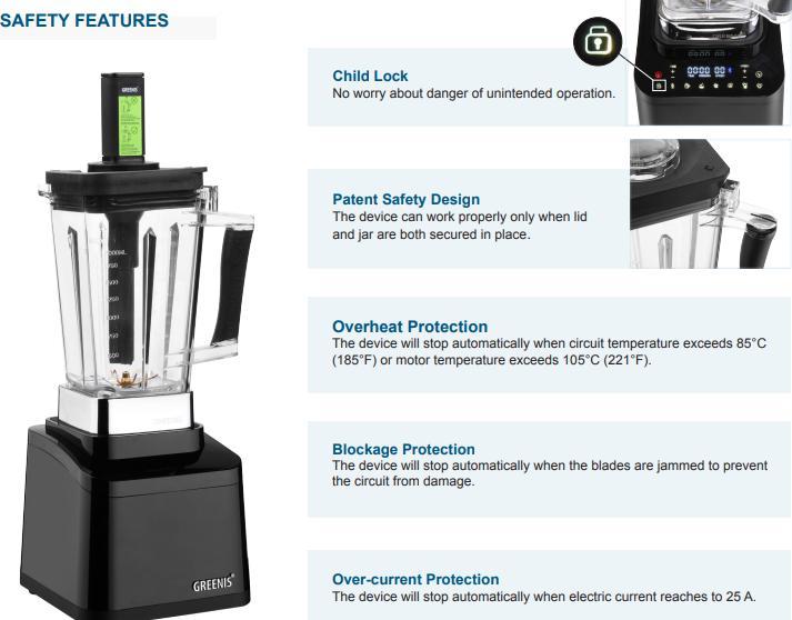 Omcan - Brushless DC Motor Blender - BL-CN-1000