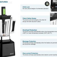 Omcan - Brushless DC Motor Blender - BL-CN-1000