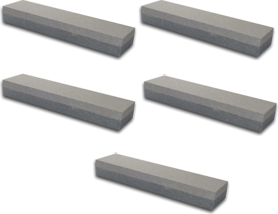 Omcan - CSS-8 Norton Chinese Combo Stone Medium & Fine, Pack of 5 - 10968