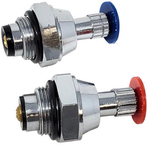 Omcan - Cartridge Pair (Hot and Cold) For Faucet (S001) Of Mop Sinks 24412/44605/44606/44607 - AV211
