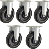 Omcan - Caster For Solid Top Stock Carts, Pack of 4 - 43568