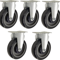 Omcan - Caster For Solid Top Stock Carts, Pack of 5 - 43568