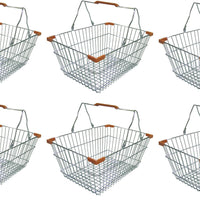 Omcan - Chrome Shopping Basket, Pack of 5 - 13022