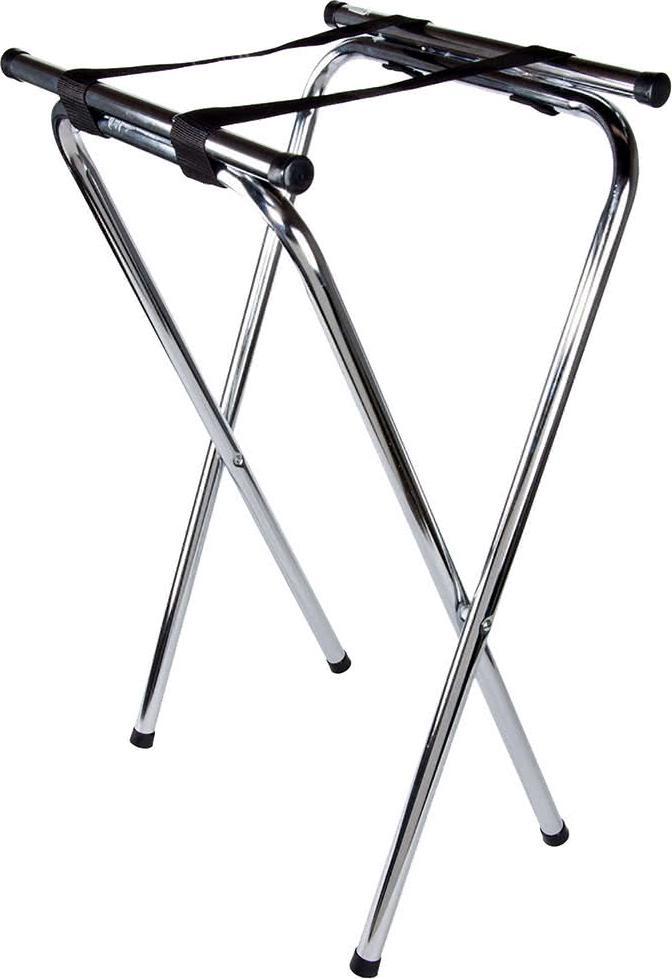 Omcan - Chrome Tray Stand, Pack of 3 - 39617