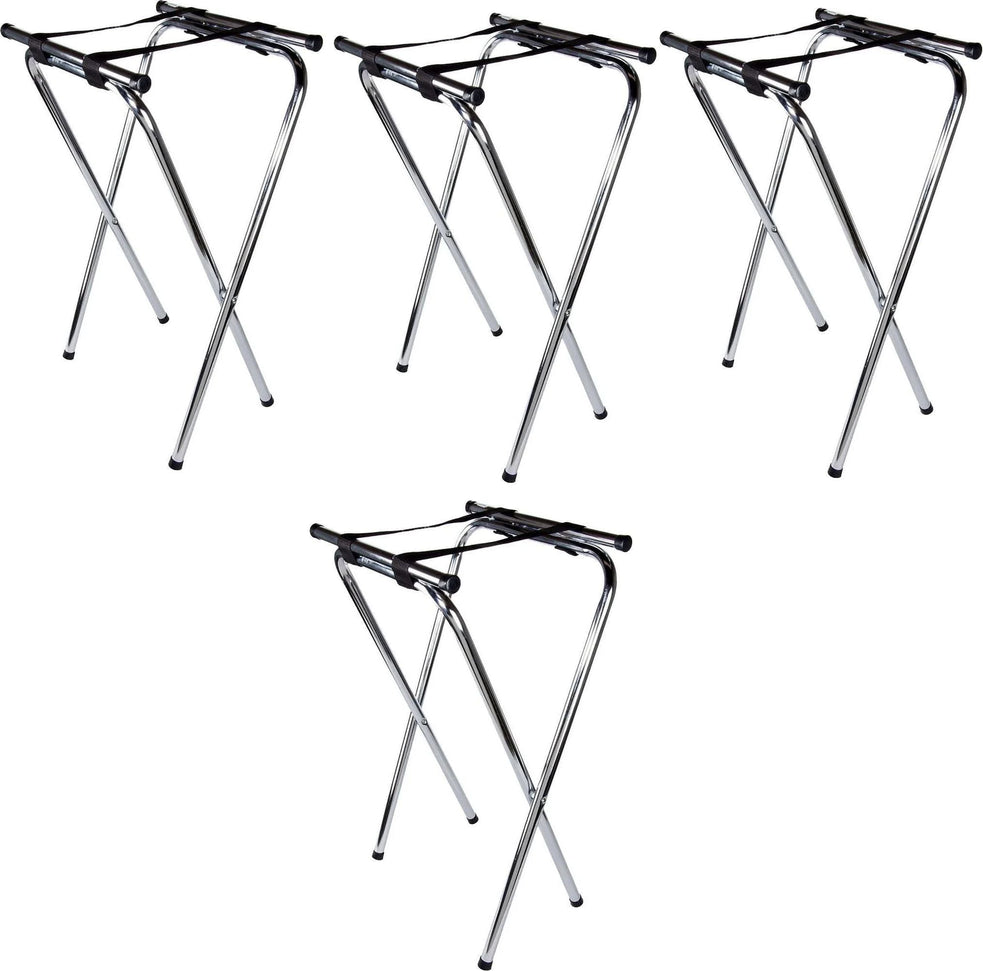 Omcan - Chrome Tray Stand, Pack of 3 - 39617