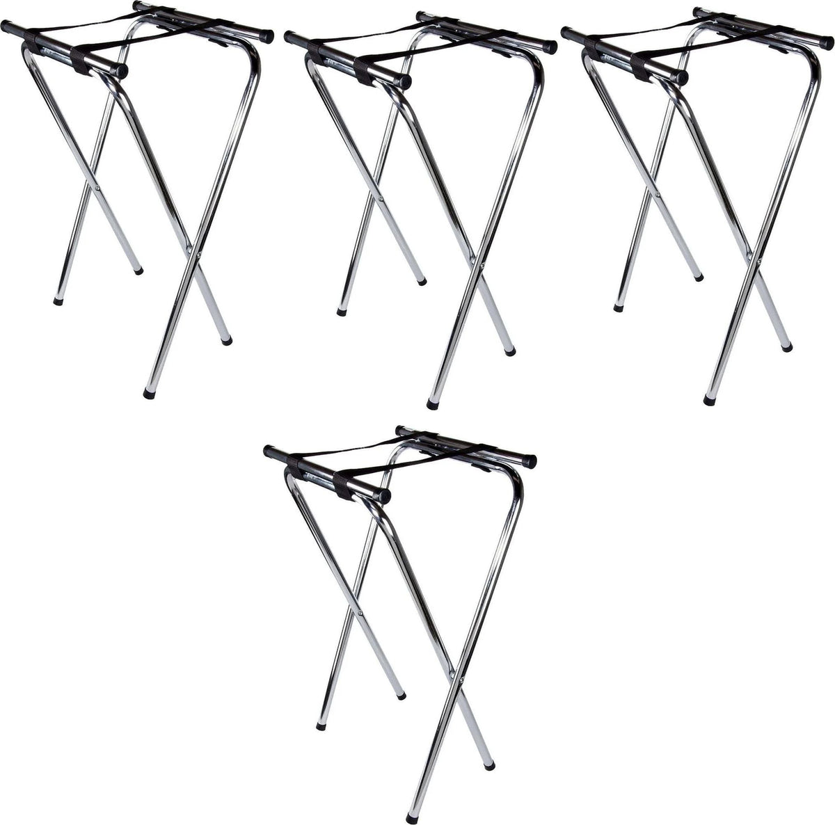 Omcan - Chrome Tray Stand, Pack of 3 - 39617