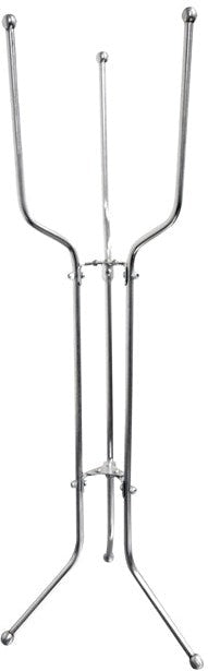 Omcan - Chrome-coated Wine Bucket Folding Stand for 8 QT Wine Buckets, Pack of 4 - 80838