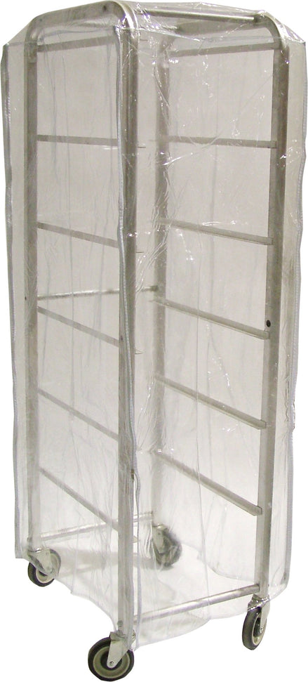 Omcan - Clear 28” x 24” x 62” Nylon Rack Cover, Pack of 2 - 18633