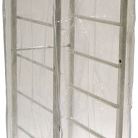 Omcan - Clear 28” x 24” x 62” Nylon Rack Cover, Pack of 2 - 18633