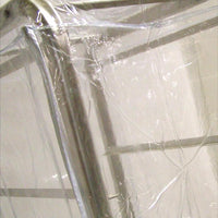 Omcan - Clear 28” x 24” x 62” Nylon Rack Cover, Pack of 2 - 18633
