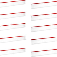 Omcan - Clear & Red 3” x 30” Divider, Pack of 10 - 10777
