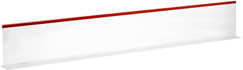 Omcan - Clear & Red 5” x 30” Divider, Pack of 10 - 10781