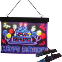 Omcan - Desktop/Hanging LED Illuminated Flash Board, Pack of 3 - 39861