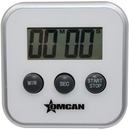 Omcan - Digital LCD Minute /Second Timer, Pack of 10 - 47228