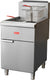Omcan - Double 35-40 Lbs Propane Gas Floor Fryer - CE-CN-F4D-LP