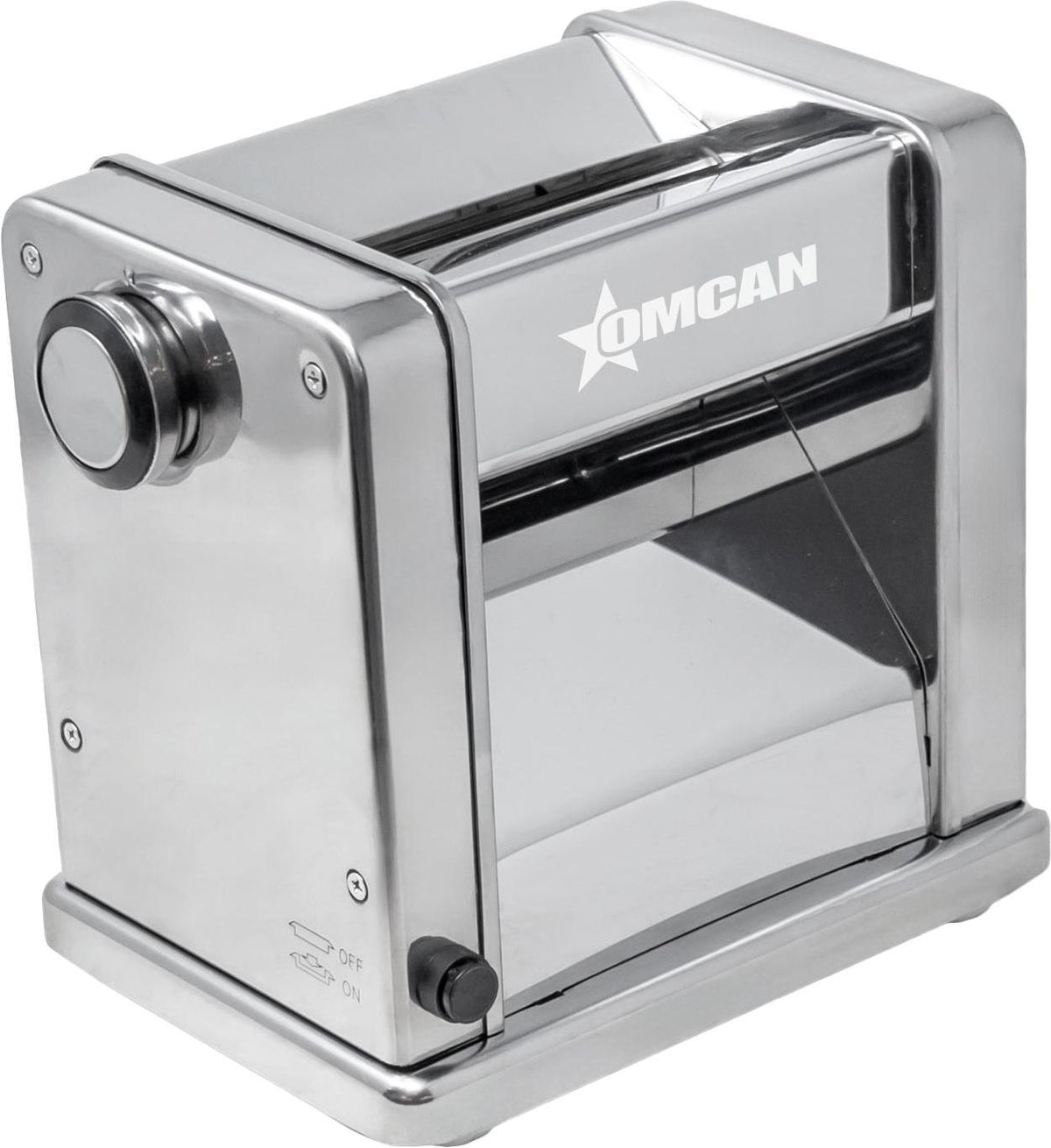 Omcan - Electric Countertop Pasta Sheeter with 3 Cutters - 48367