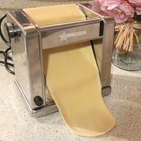 Omcan - Electric Countertop Pasta Sheeter with 3 Cutters - 48367