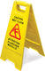 Omcan - English/French A-Shape Caution Sign, Pack of 15 - 24415