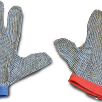 Omcan - Extra Extra Large Mesh Gloves with Brown Strap, Pack of 2 - 13561