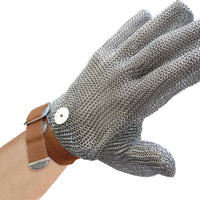 Omcan - Extra Extra Large Mesh Gloves with Brown Strap, Pack of 2 - 13561