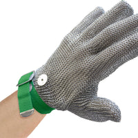 Omcan - Extra Large Mesh Gloves with Green Strap - 13559