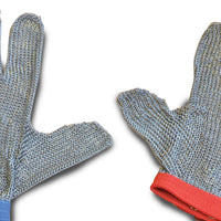 Omcan - Extra Large Mesh Gloves with Green Strap, Pack of 2 - 13559