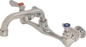 Omcan - Faucet with 10" Spout - Swing Nozzle & 8" Centres, 2/cs - 39256