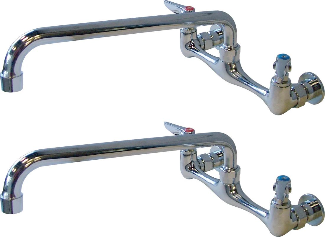 Omcan - Faucet with 12" Spout - Swing Nozzle & 8" Centres - 23516