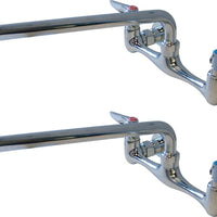 Omcan - Faucet with 12" Spout - Swing Nozzle & 8" Centres - 23516