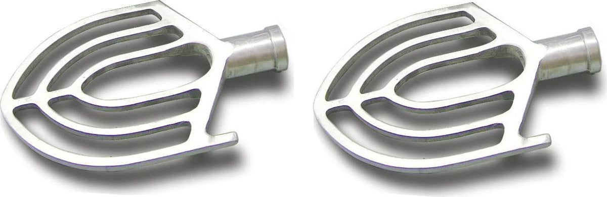Omcan - Flat Beater For Dough Mixer MX-CN-0020-G, Pack of 2 - 25155