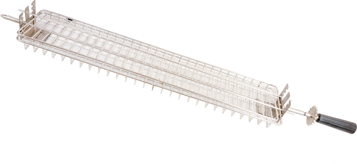 Omcan - Flat Spit Rotisserie Grill and Spatchcock Basket for 48195 - 48192