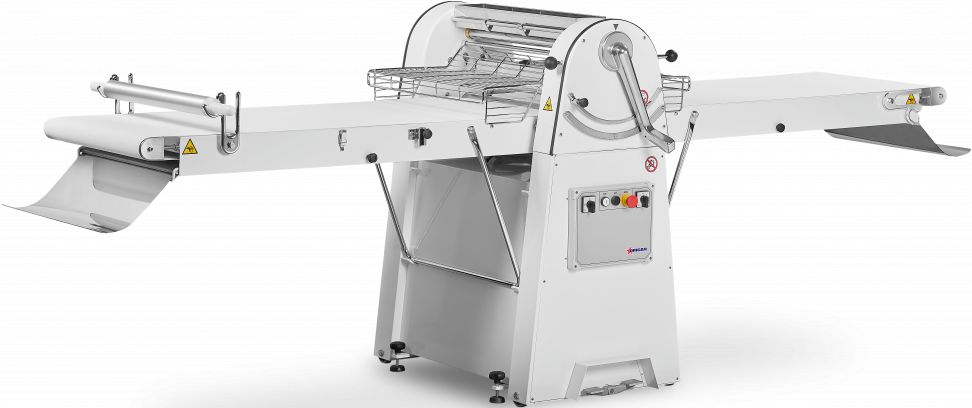 Omcan - Floor Model Aluminium Dough Sheeter With 60" Table - BE-IT-1500-FSS