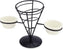 Omcan - French Fry Holder with 2 Ramekins, Pack of 10 - 80255