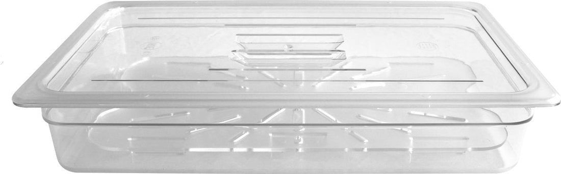 Omcan - Full Size 4" Deep Clear Food Pan, Pack of 4 - 80058