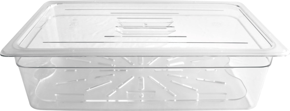 Omcan - Full Size 6" Deep Clear Food Pan, Pack of 4 - 80078