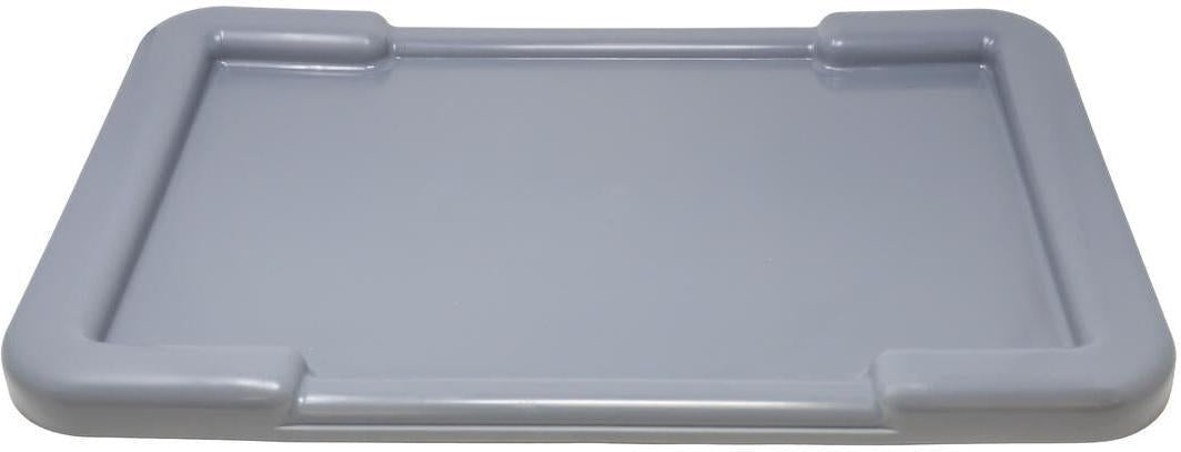 Omcan - Gray Lid for Meat Lug Tote Boxes, Pack of 4 - 21647