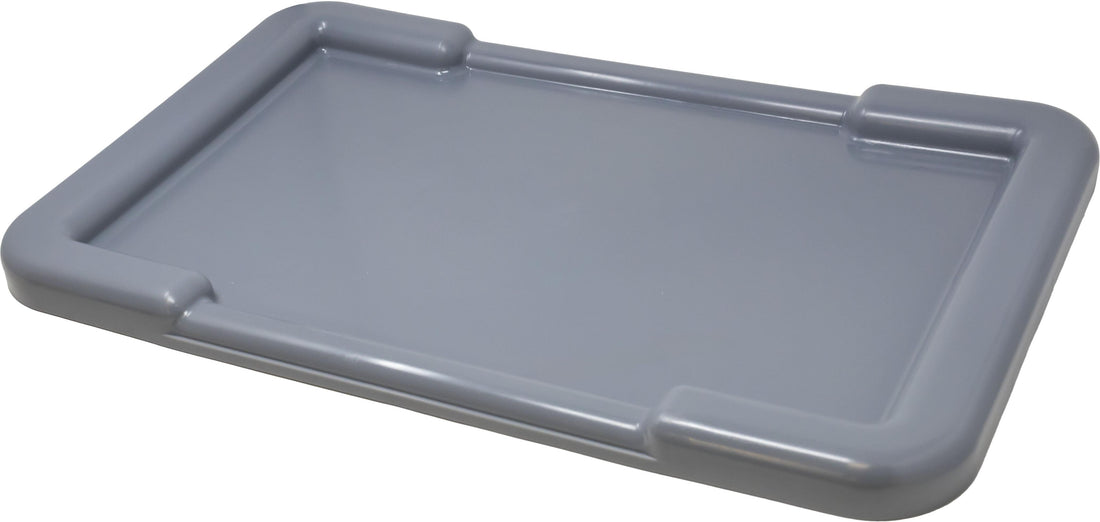 Omcan - Gray Lid for Meat Lug Tote Boxes, Pack of 4 - 21647