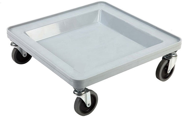 Omcan - Gray Polypropylene Dish Rack Dolly without Handle, Pack of 2 - 44356