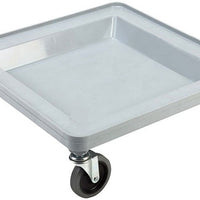 Omcan - Gray Polypropylene Dish Rack Dolly without Handle, Pack of 3 - 44356