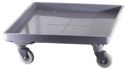 Omcan - Gray Polypropylene Dish Rack Dolly without Handle, Pack of 3 - 44991