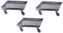 Omcan - Gray Polypropylene Dish Rack Dolly without Handle, Pack of 3 - 44991