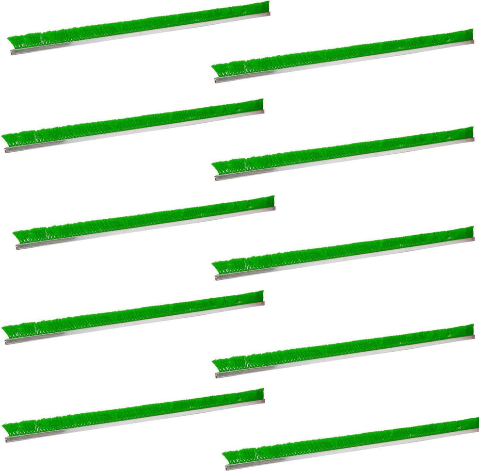 Omcan - Green 1” x 30” Parsley Runner, Pack of 10 - 10798